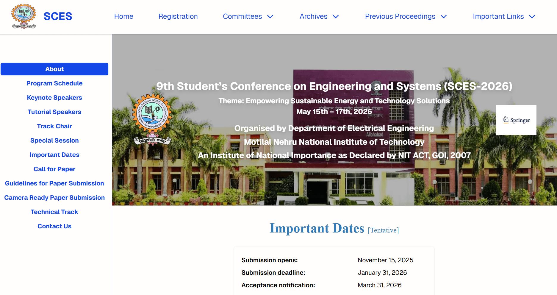 International Confrence (SCES) screenshot